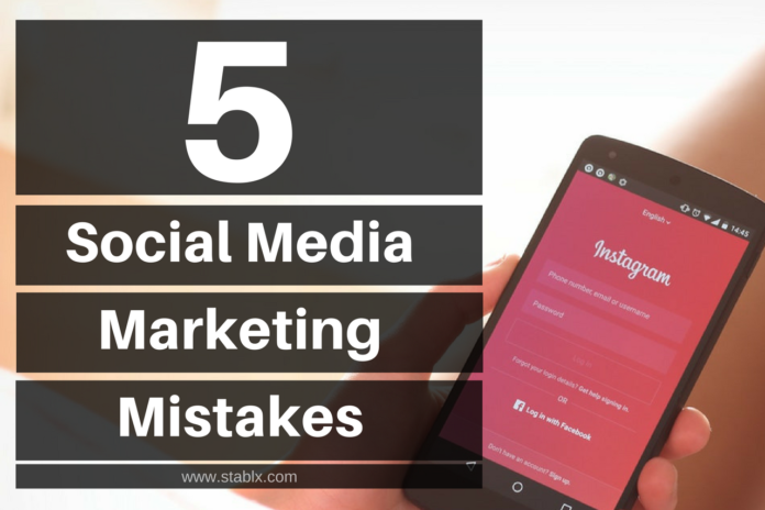 Social Media Marketing Mistakes